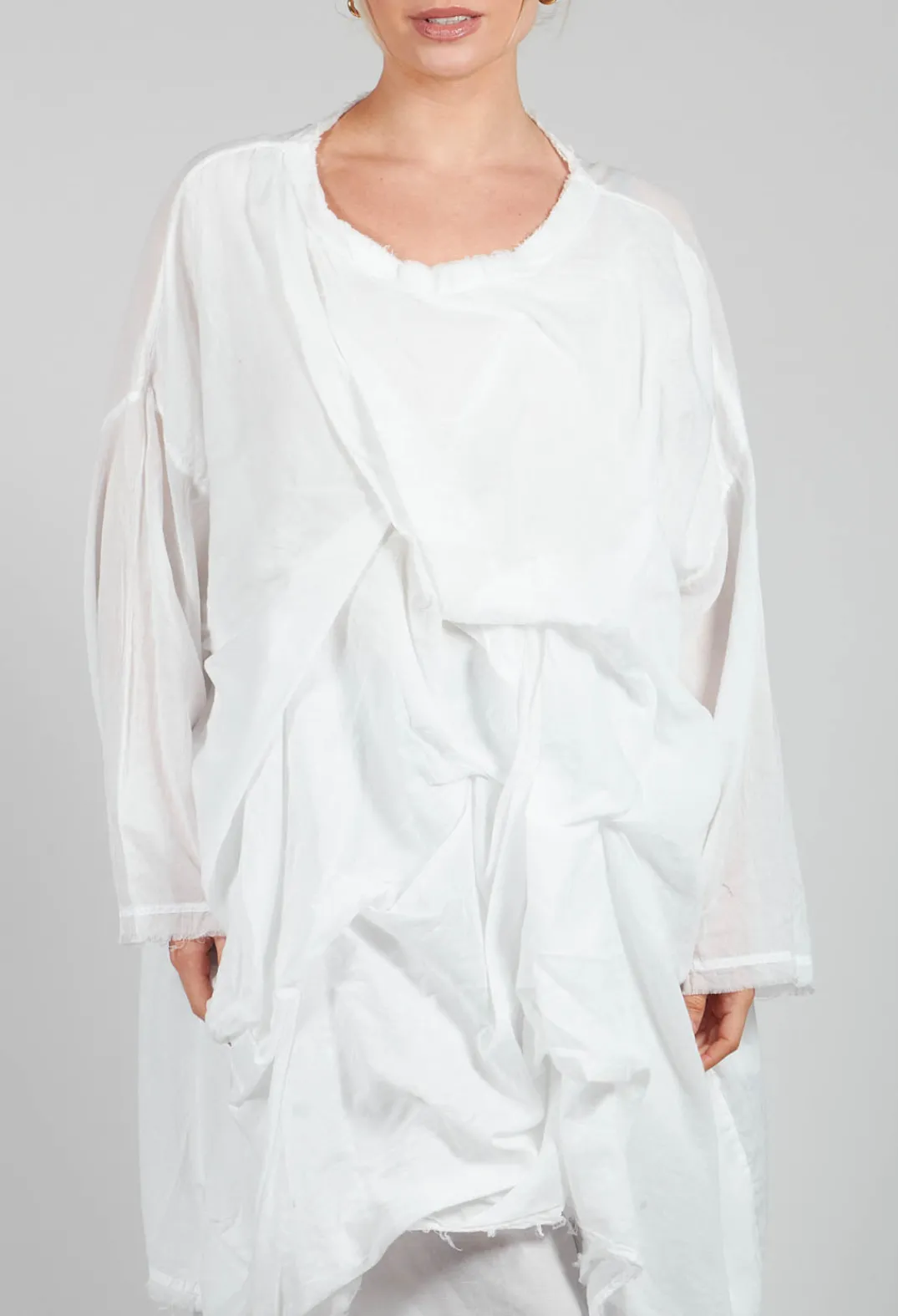 La Vaca Loca Tops^Calle Tunic in Off White