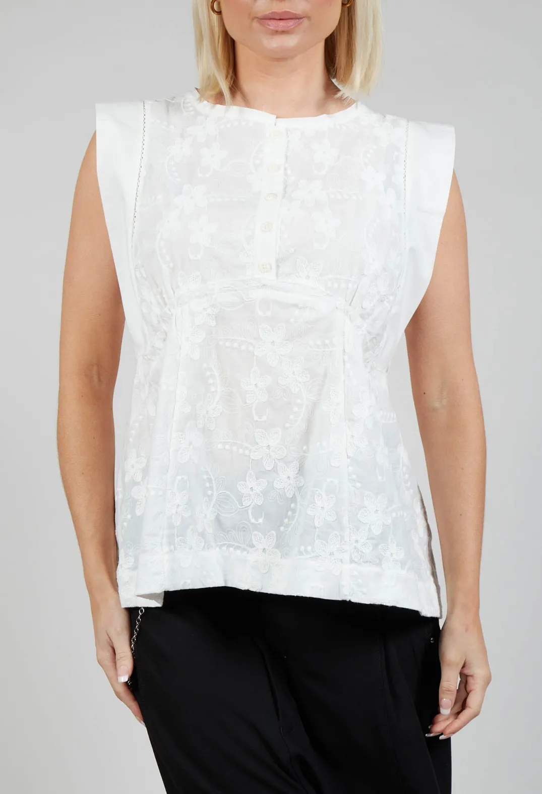 High Tops^Cameo Top in White