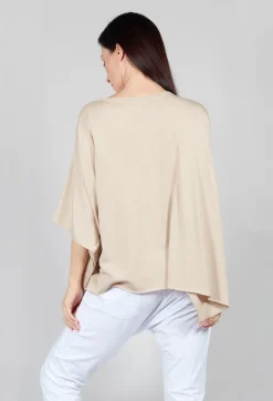 Philomena Christ Jumpers^Cape Style Jumper in Sand