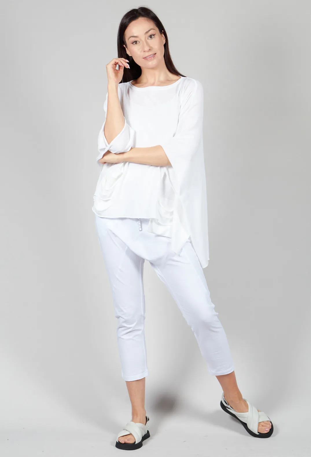 Philomena Christ Jumpers^Cape Style Jumper in White