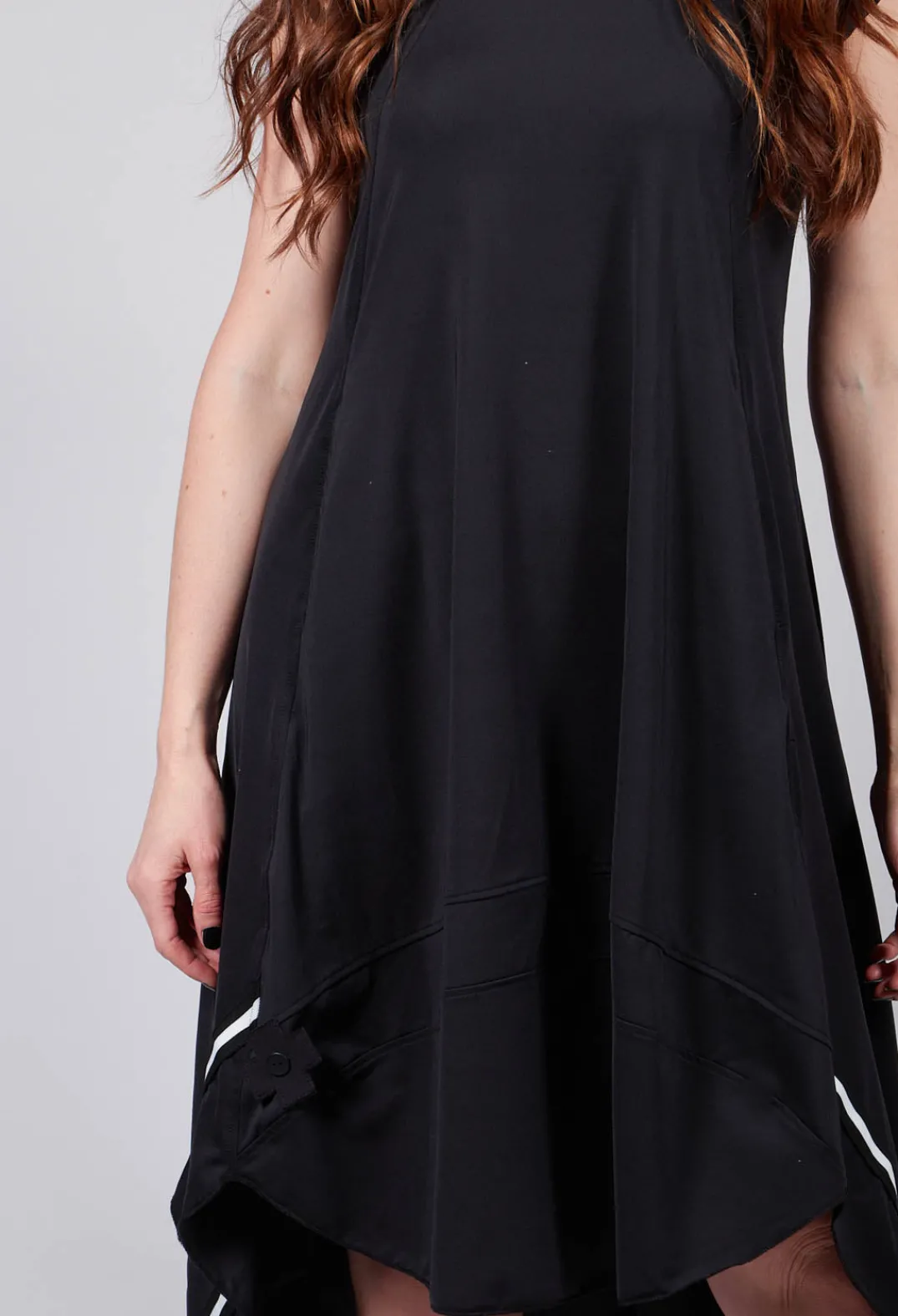 Pluslavie Dresses^Capped Sleeve Dress in Black