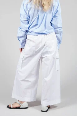 Amici Trousers^Cargo Trousers in Bianco