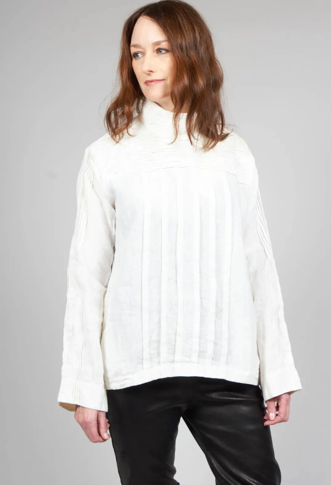 EastByEastWest Shirts & Blouses^Cary Pleated Shirt in Cream