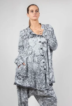Rundholz Black Label Jackets^Casual Fit Jacket in Black Print