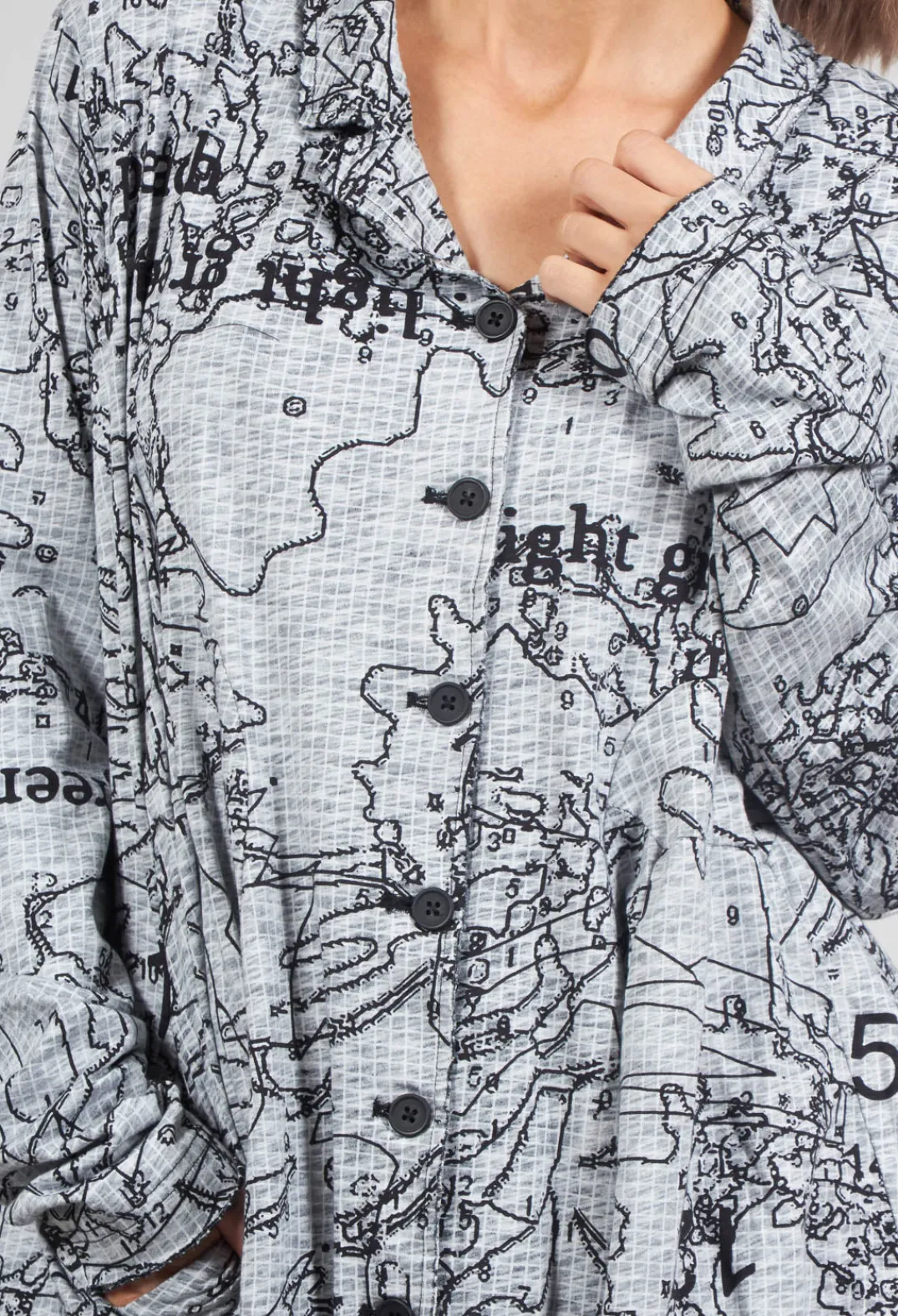 Rundholz Black Label Jackets^Casual Fit Jacket in Black Print