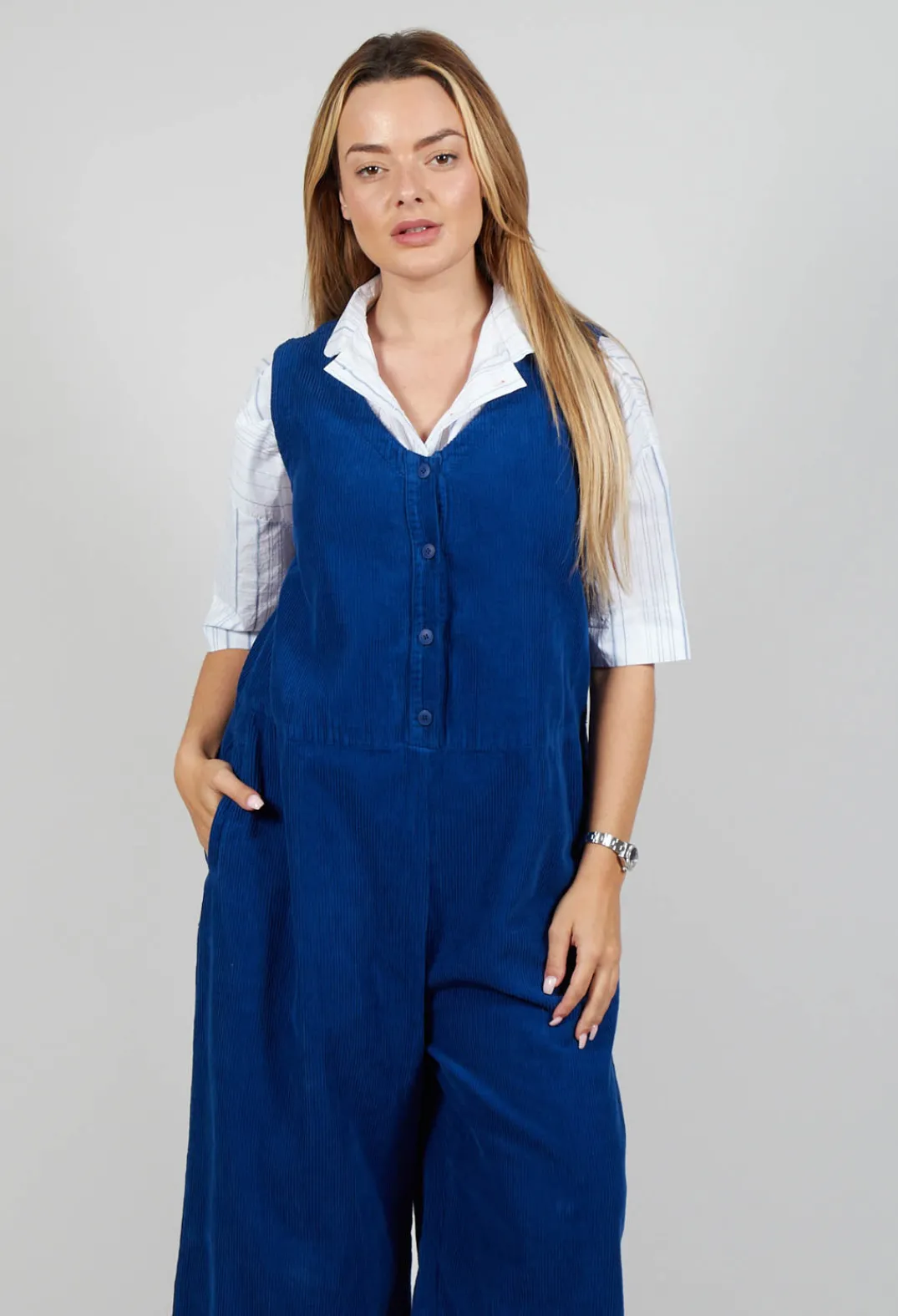 Mes Soeurs u0026 Moi Jumpsuits^Caumartin Jumpsuit in Blue