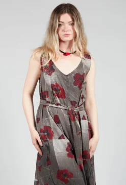 La Vaca Loca Jumpsuits^Ceila Printed Jumpsuit in Shitake Flower