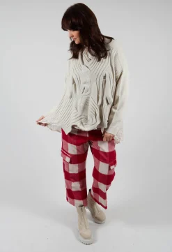 Rundholz Mainline Trousers^Check Print Trousers in Sunset Check