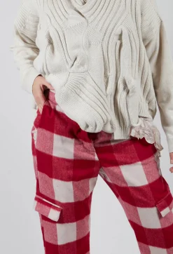 Rundholz Mainline Trousers^Check Print Trousers in Sunset Check