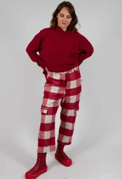 Rundholz Mainline Trousers^Check Print Trousers in Sunset Check