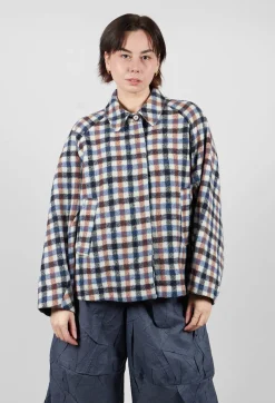Stefano Mortari Jackets^Checked Jacket in Blue Multicolour