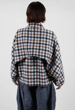 Stefano Mortari Jackets^Checked Jacket in Blue Multicolour