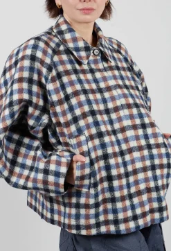 Stefano Mortari Jackets^Checked Jacket in Blue Multicolour
