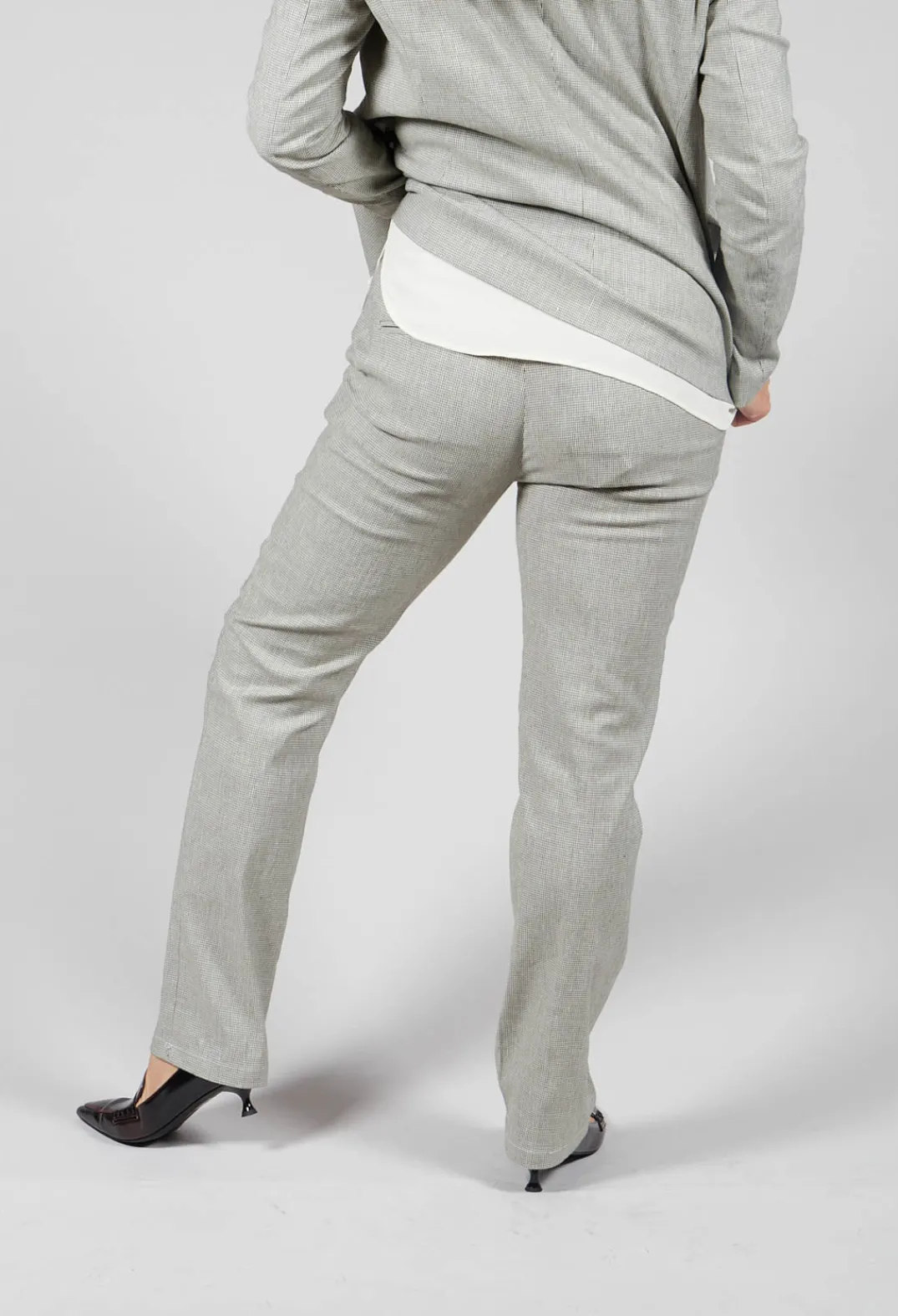 Niù Co-ords & Suits^Checked Tailored Trousers in Alga