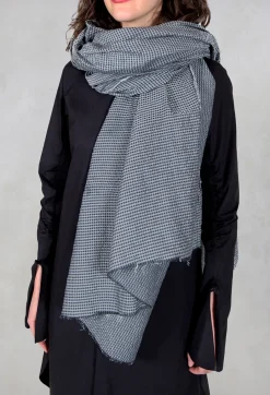 un-namable Scarves^Checks Scarf in Grey