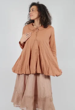 Les Ours Shirts & Blouses^Chicore Tunic Blouse in Coton Macaron