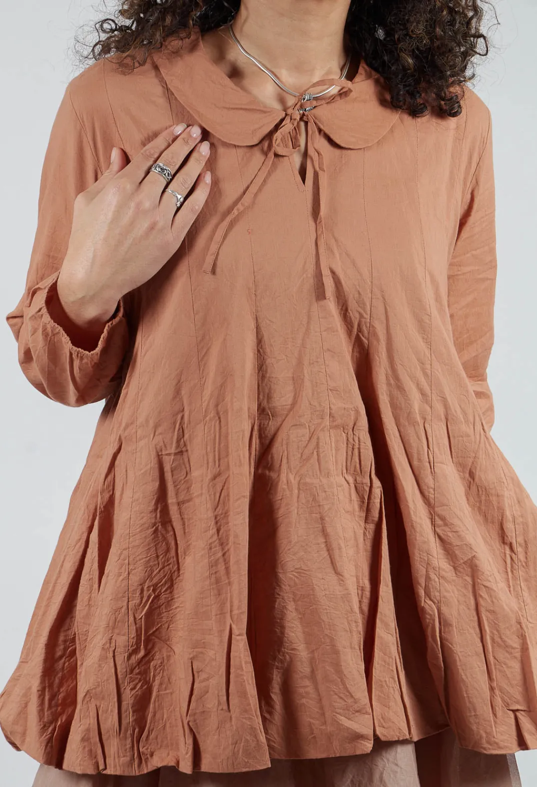 Les Ours Shirts & Blouses^Chicore Tunic Blouse in Coton Macaron