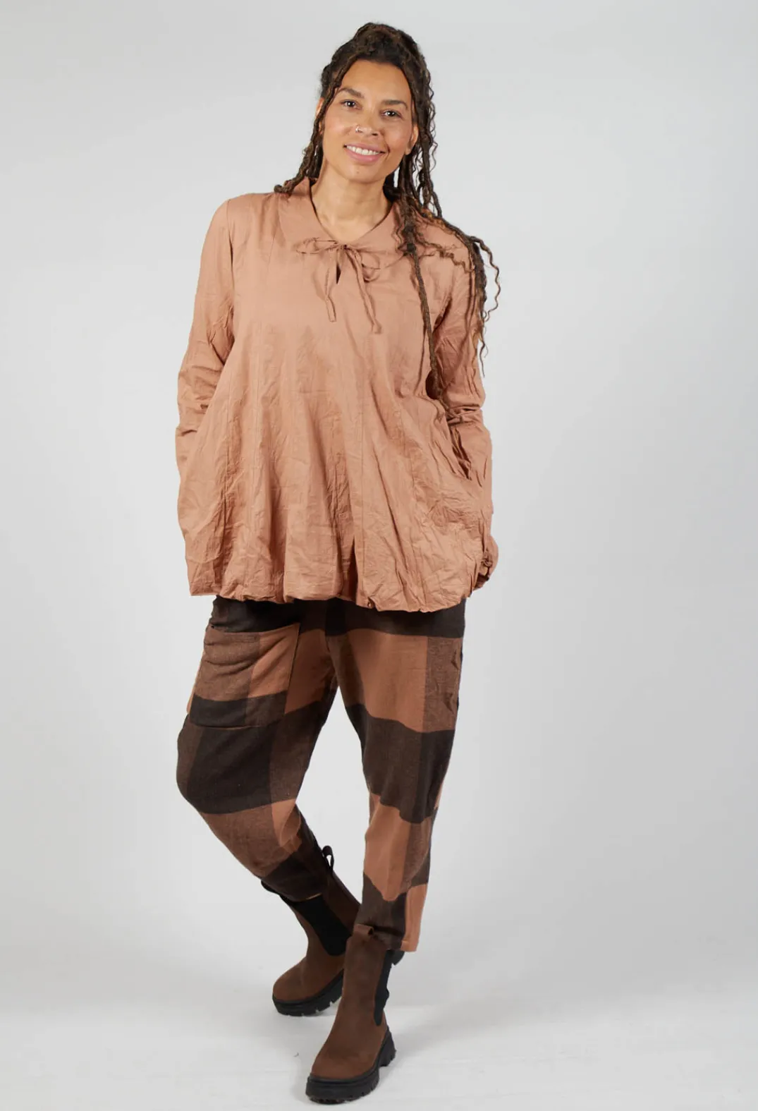 Les Ours Shirts & Blouses^Chicore Tunic Blouse in Coton Macaron