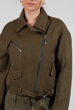 Masnada Jackets^Chiodo Jacket in Swamp