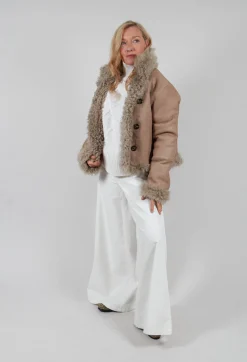 Dom Goor Jumpers^Chunky Cable Knit Jumper in Pearl