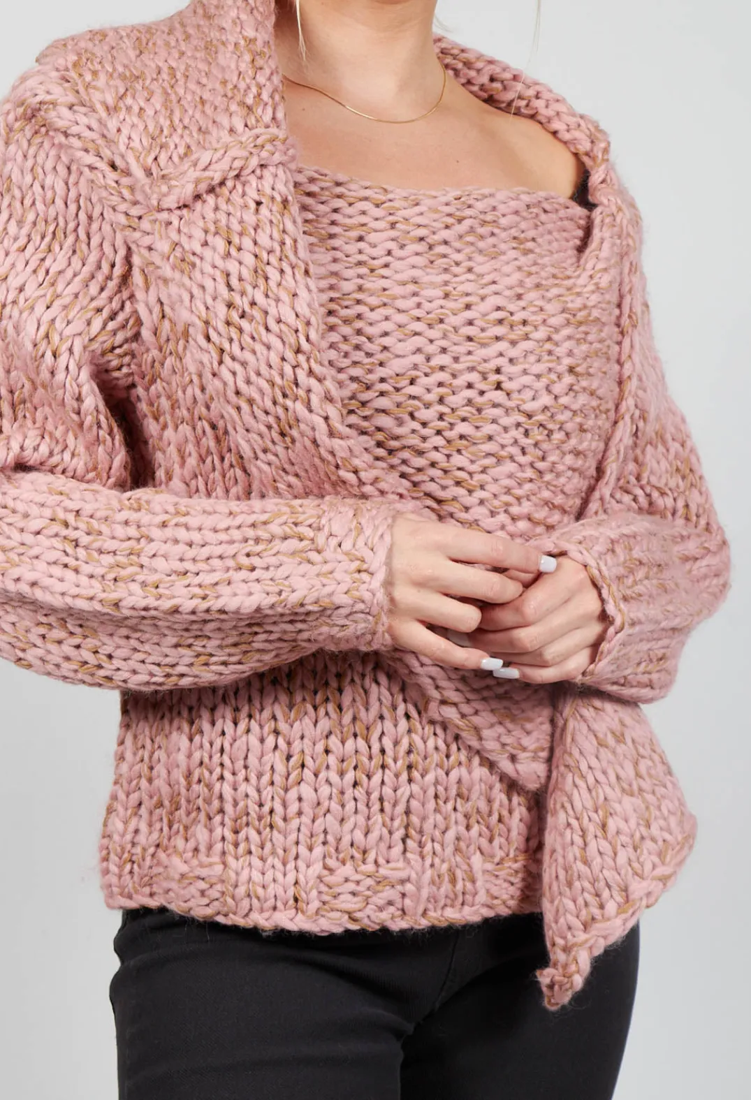 Rundholz Mainline Knitwear|Jumpers^Chunky Knit Jumper in Amaretto