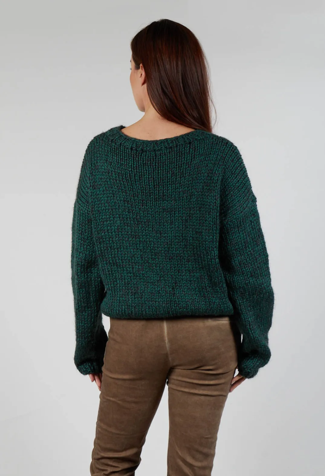Umit Unal Knitwear|Jumpers^Chunky Knit Jumper in Original Green