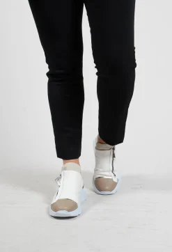 Malloni Trainers^Chunky Slip On Trainers with Metallic Detail in Pamplona Corda
