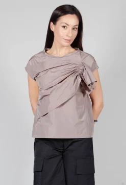 Xenia Design Tops^CIAN Top in Grey Brown