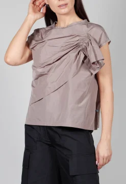 Xenia Design Tops^CIAN Top in Grey Brown