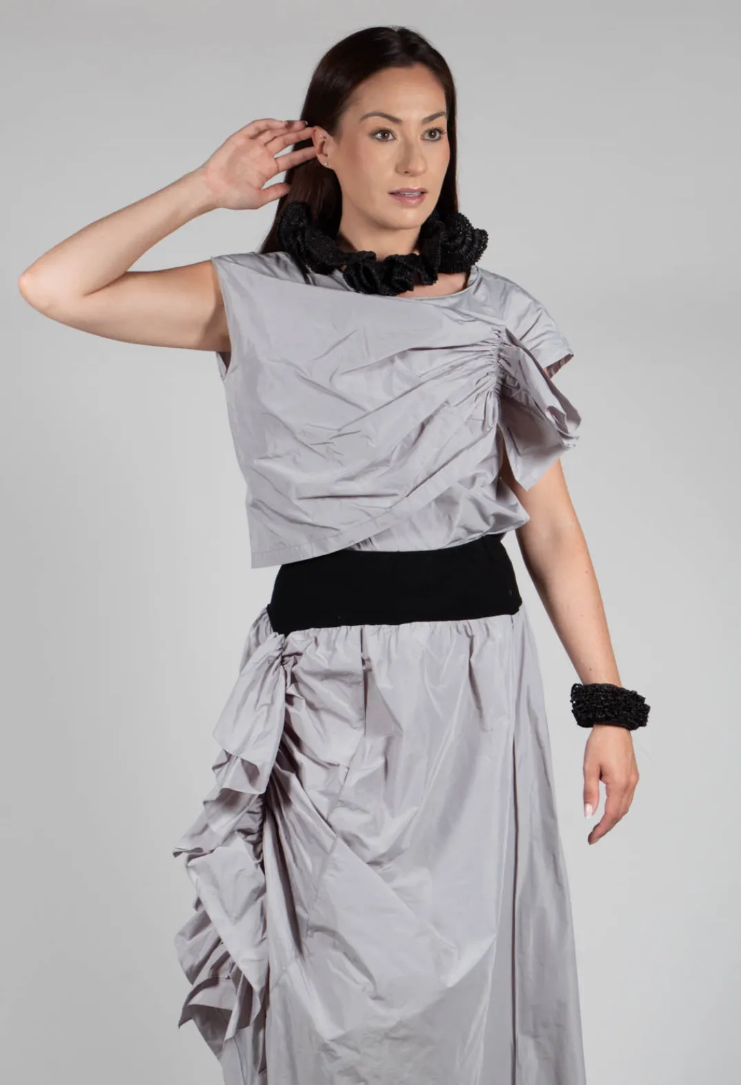 Xenia Design Tops^CIAN Top in Light Grey