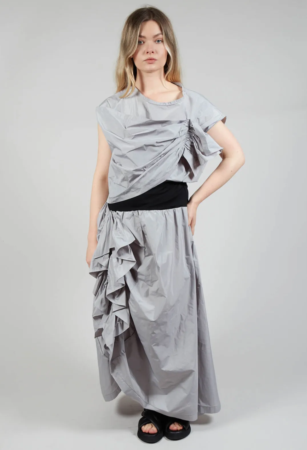 Xenia Design Tops^CIAN Top in Light Grey