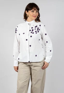Hannoh Wessel Shirts & Blouses^Cikita Print Shirt in Plum Dots