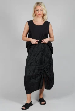 Tadashi Skirts^Circle Texture Skirt in Black