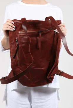 Pal Offner Bags^City Backpack in Waxy Cinnamon