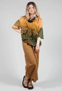 La Vaca Loca Tops^Ciudad Top in Avocado Green Banner