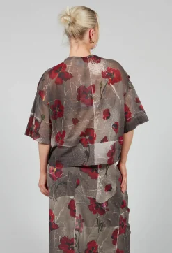 La Vaca Loca Tops^Ciudad Top in Shitake Flower