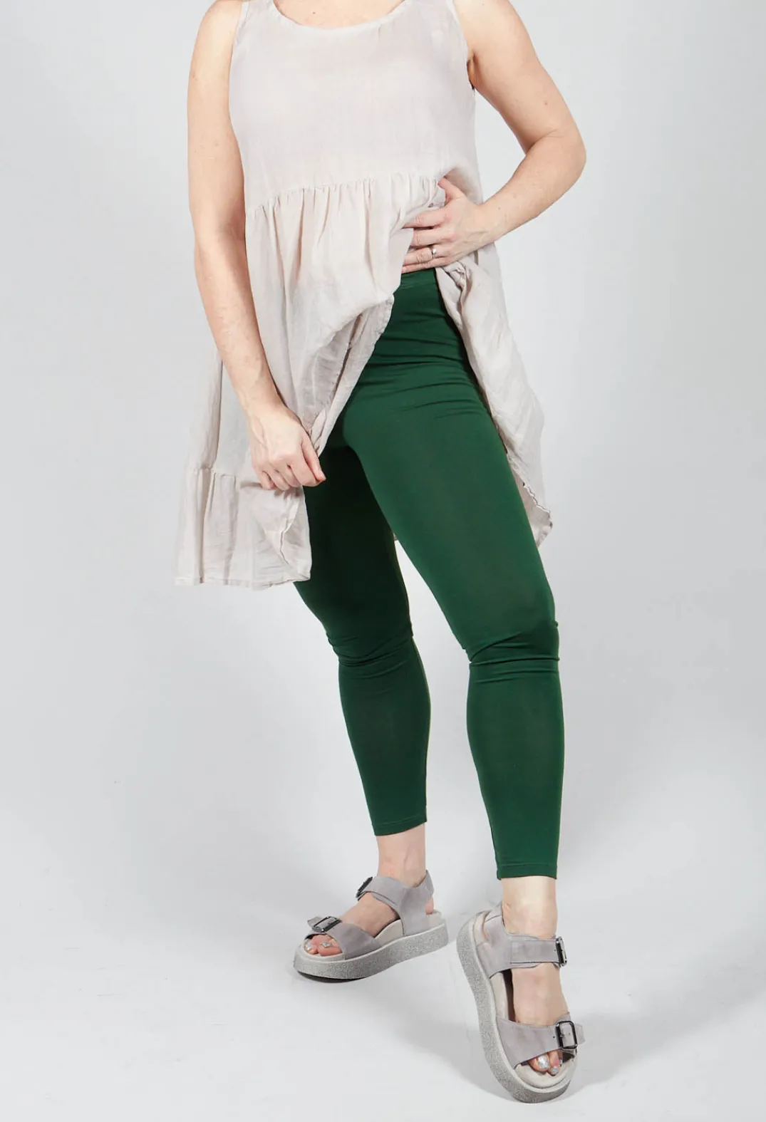 Privatsachen Leggings^Clan Leggings in Gras Green