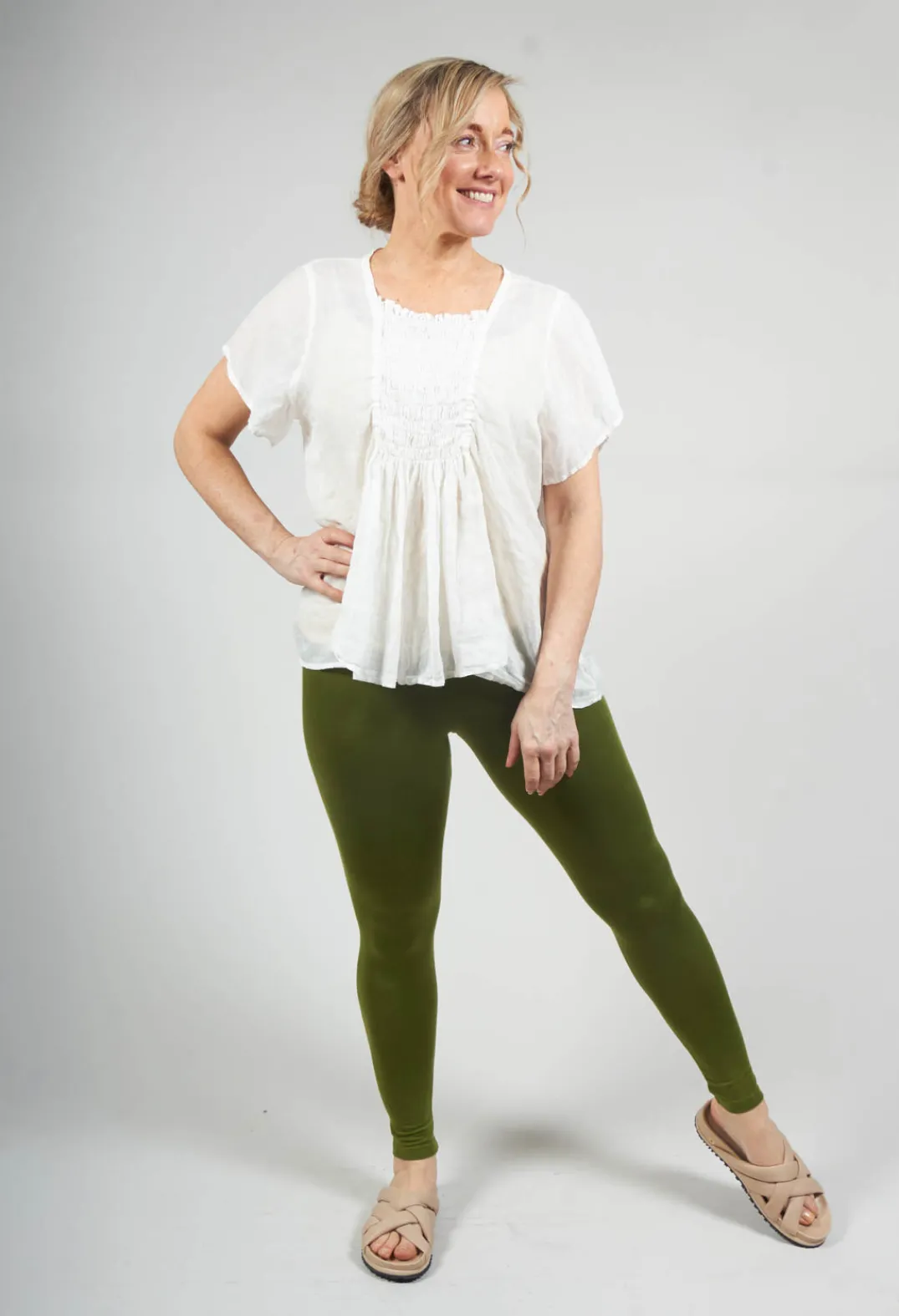 Privatsachen Leggings^Clan Leggings in Kasper Green