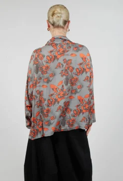 Xenia Design Shirts & Blouses^Clap Blouse in Grey and Orange