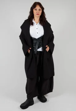 Pal Offner Coats^Clean Oversized Coat in Black