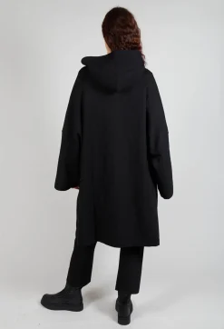 Pal Offner Coats^Clean Oversized Coat in Black