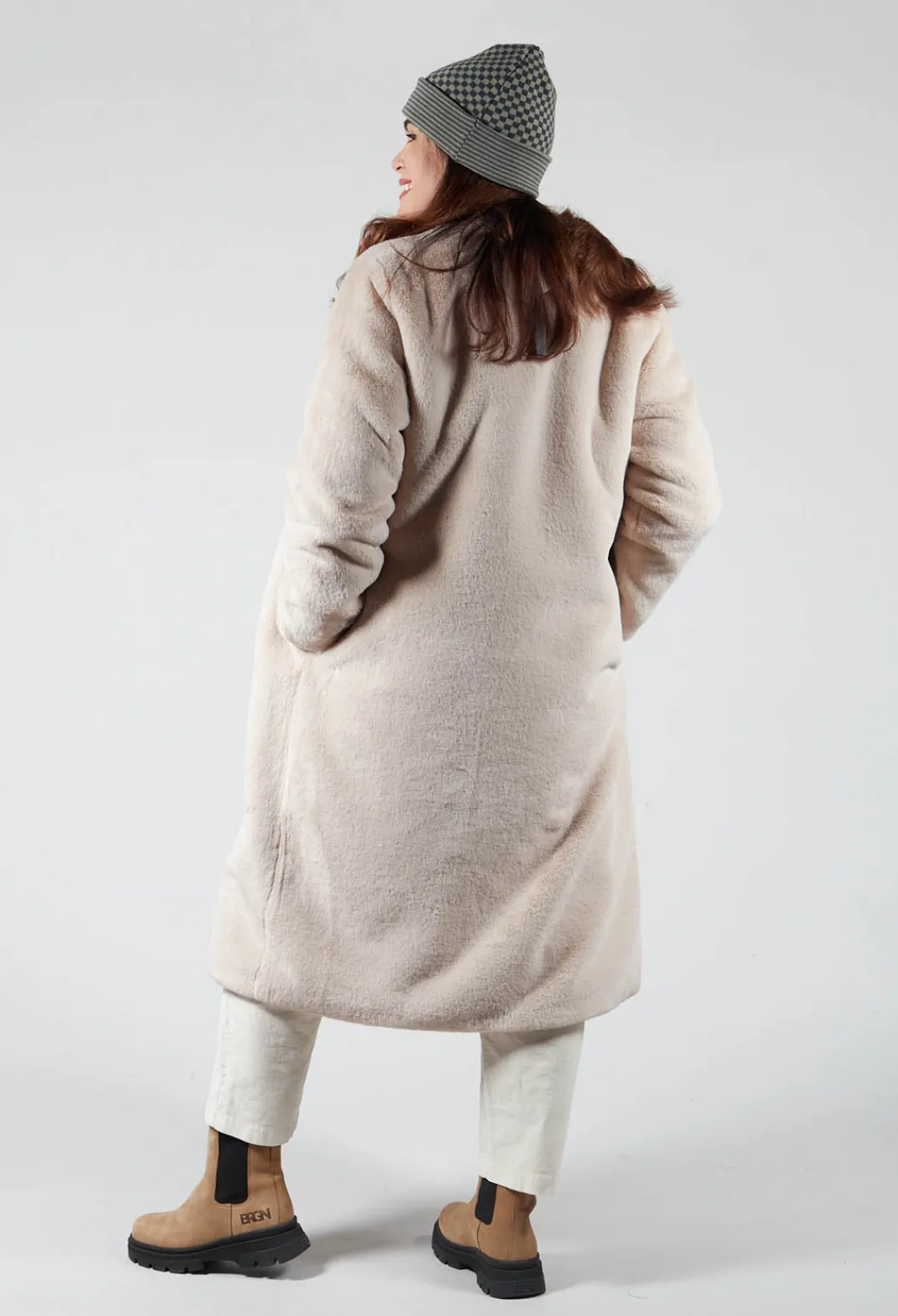 Maliparmi Coats^Coat in Crema Cream