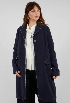 Hannoh Wessel Coats^Coat Melita in Navy