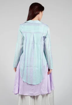 Bianco Levrin Shirts & Blouses^Cocinella Shirt in Lilla and Acqua