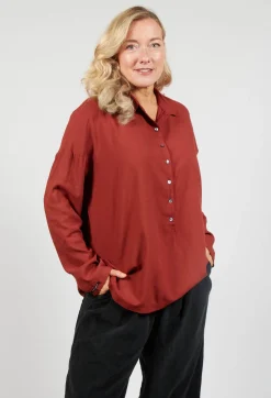 Album Di Famiglia Shirts & Blouses^Collar Shirt TVC in Red