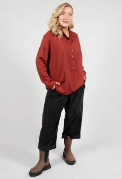 Album Di Famiglia Shirts & Blouses^Collar Shirt TVC in Red