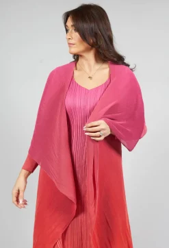 Alquema Coats^Collare Coat in Beet Flame