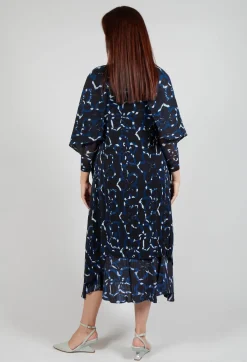 Alquema Coats^Collare Coat in Black Dynasty