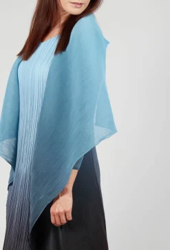 Alquema Coats^Collare Coat in Blue Topaz