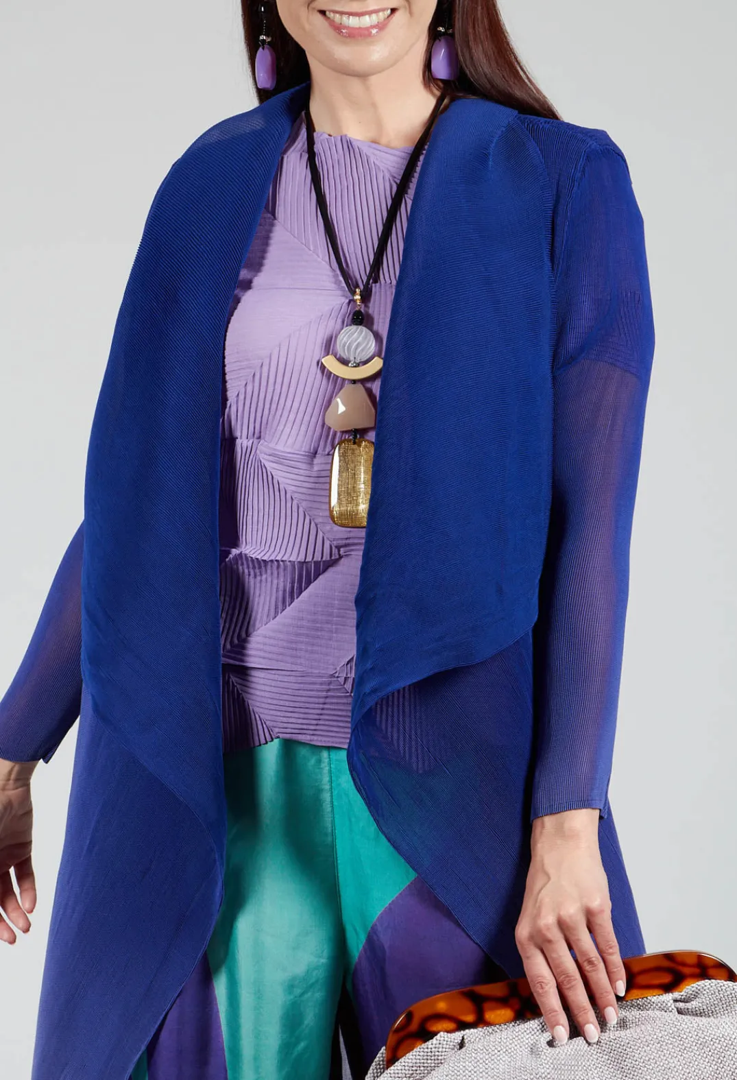 Alquema Coats^Collare Coat in Sodalite